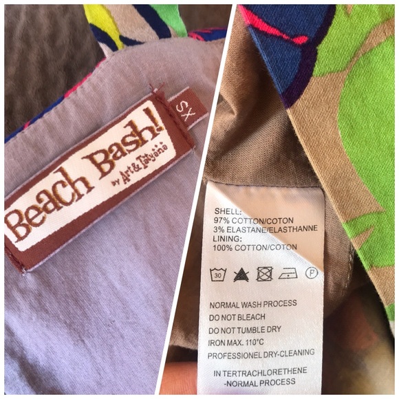 Floratina Beach Bash pinup rockabilly floral funky - Picture 8 of 8